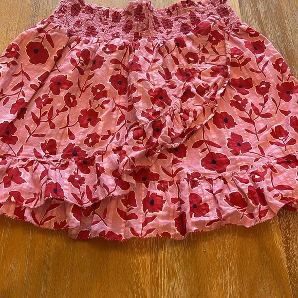 Vineyard Vines 100 % Cotton Girls Floral Skirt SZ Large - Picture 2 of 5